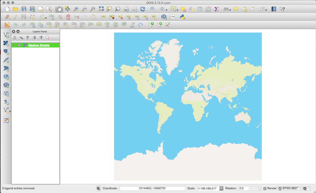 completed QGIS map with Mapbox style
